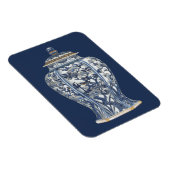 Vision Studioによる青と白の磁器の花瓶 マグネット (右側)