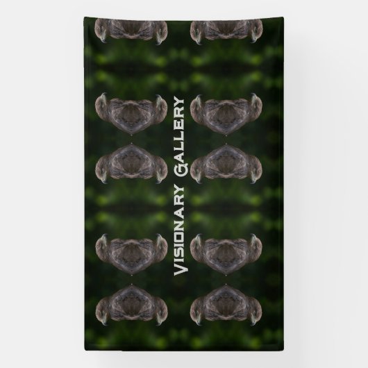 Visionaryギャラリーカスタム文字イーグル画像または写真 横断幕 (縦)