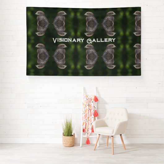 Visionaryギャラリーカスタム文字イーグル画像または写真 横断幕 (インサイチュ)