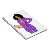 Visionary Black Women Art //コインとつながり ノートブック (右側)