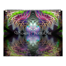Visionary Fractal Art 12ヶ月カレンダー カレンダー