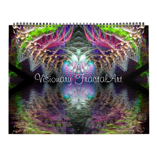 Visionary Fractal Art 12ヶ月カレンダー カレンダー (カバー)