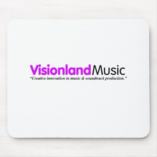 Visionlandのロゴ マウスパッド (正面)