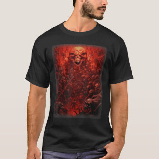 Visions of Hell Satan Devils Demons Monster Skelet Tシャツ