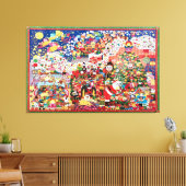 Visions of Sugarplumsキャンバス キャンバスプリント (インサイチュ (リビング))