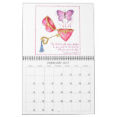 Visions & Verses Year of Inspirationカレンダー カレンダー (2月 2017)