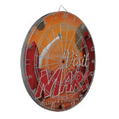 Visit火星Vintage Poster ダーツボード (正面左)