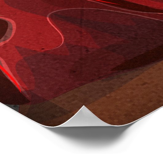 Visit火星Vintage Poster ポスター (角)