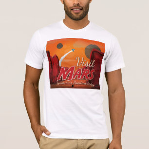 Visit火星Vintage Poster Tシャツ