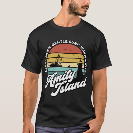 Visit Amity Island Tシャツ (正面)