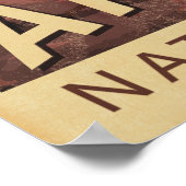 Visit Archches国立公園ヴィンテージ旅行ポスター ポスター (角)