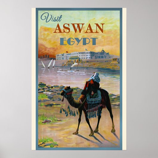 Visit Aswan, Egypt ポスター (正面)