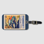 Visit Athens, Greece旅行ポスター ラゲッジタグ (正面横)