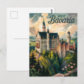 Visit Bavaria，ドイツ ポストカード (正面/裏面)