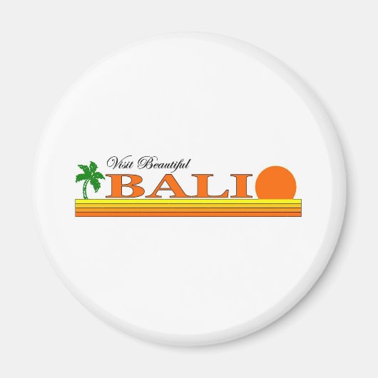Visit Beautiful Bali，インドネシア マグネット (正面)