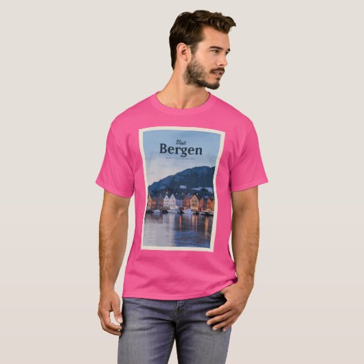 Visit Bergen Tシャツ (正面フル)