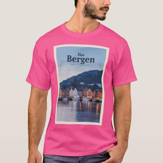 Visit Bergen Tシャツ (正面)