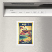 Visit Cabo Rojo - Puerto Rico poster マグネット (インサイチュ (食洗機))
