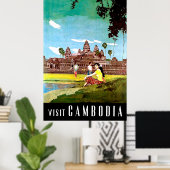 Visit Cambodia ポスター (ホームオフィス)