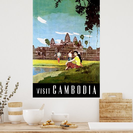 Visit Cambodia ポスター (キッチン)