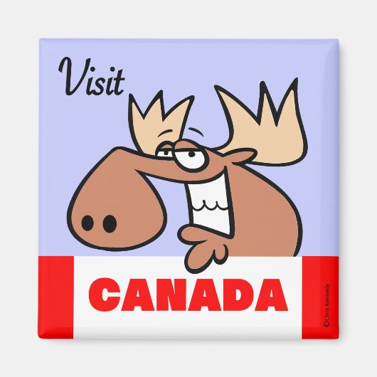 Visit Canada冷蔵庫用マグネット マグネット (正面)