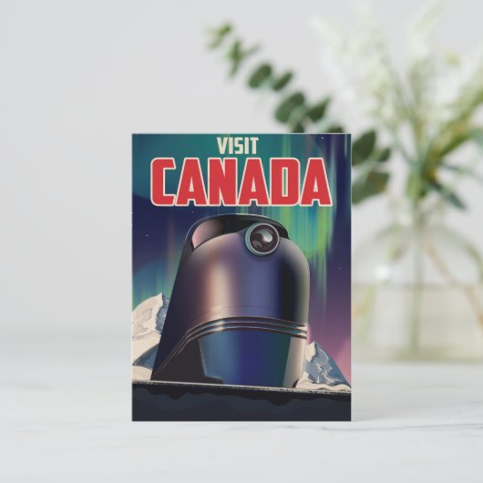 Visit Canada travel poster ポストカード (スタンド正面)