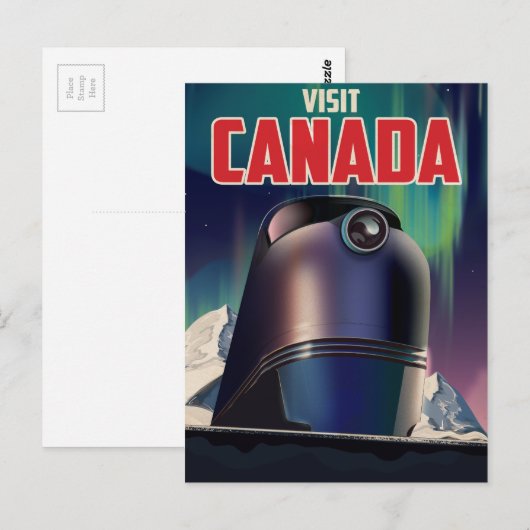Visit Canada travel poster ポストカード (正面/裏面)