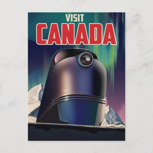 Visit Canada travel poster ポストカード (正面)