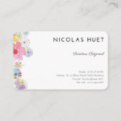 Visit card for business  名刺 (裏面)