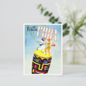 Visit Cubaヴィンテージ旅行はがき ポストカード (スタンド正面)