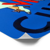 Visit Cuba Vintage Travel Poster ポスター (角)