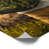 Visit Easter Island - Vintage Travel Poster ポスター (角)