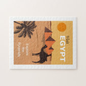 Visit Egypt travel poster ジグソーパズル (横)