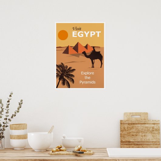 Visit Egypt travel poster ポスター (キッチン)