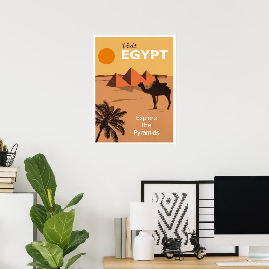 Visit Egypt travel poster ポスター (ホームオフィス)
