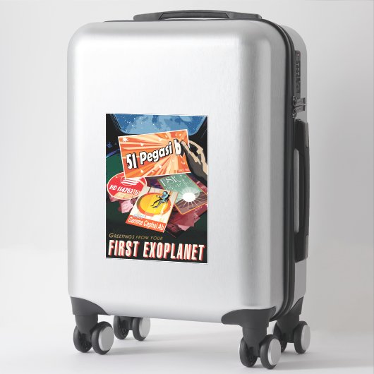 Visit First Exoplanet Found Outside Solar System  シール (スーツケース)