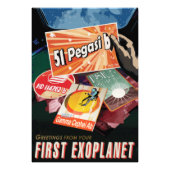 Visit First Exoplanet Found Outside Solar System  フォトプリント (正面)