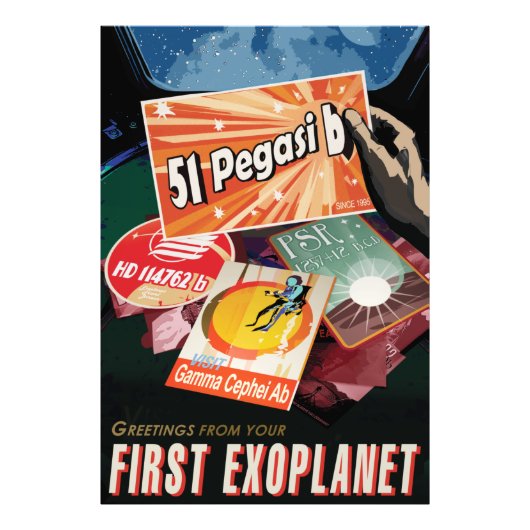 Visit First Exoplanet Found Outside Solar System フォトプリント (正面)