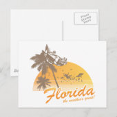 Visit Florida, the Weather's – ハリケー素晴らしン ポストカード (正面/裏面)