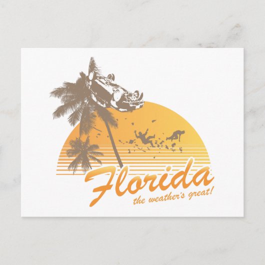 Visit Florida, the Weather's – ハリケー素晴らしン ポストカード (正面)