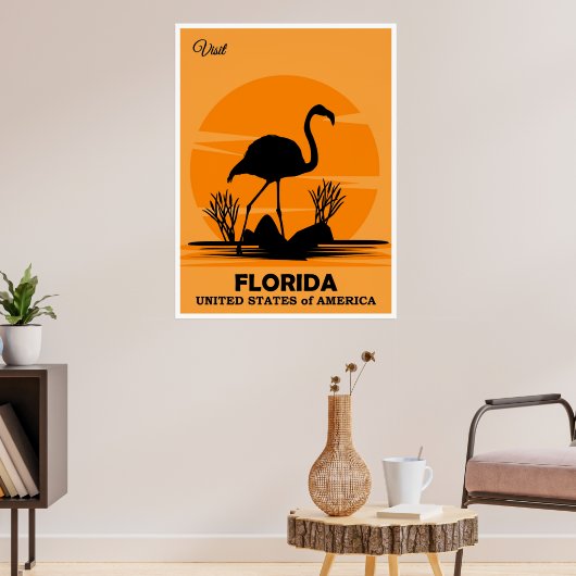 Visit Florida, travel poster, ポスター (リビング3)
