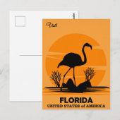 Visit Florida, travel poster, ポストカード (正面/裏面)