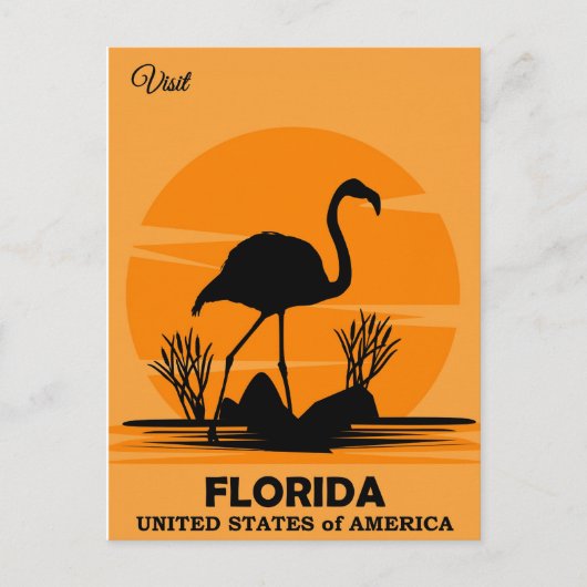 Visit Florida, travel poster, ポストカード (正面)