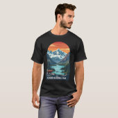Visit Glacier National Park – マウンテン&ベア Tシャツ (正面フル)