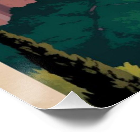 Visit Granada Vintage Travel Art ポスター (コーナー)