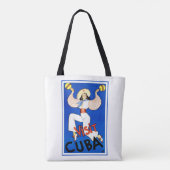 Visit Havana, Cuba, Vintage Travel Poster Maracas トートバッグ (裏面)