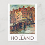 Visit Holland Vintage旅行はがき ポストカード<br><div class="desc">Visit Holland Vintage旅行はがき</div>