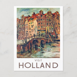 Visit Holland Vintage旅行はがき ポストカード
