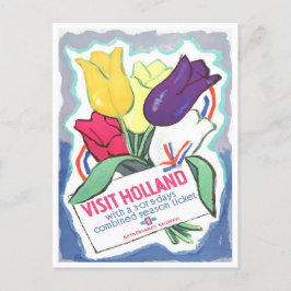 Visit Holland Vintage旅行はがき ポストカード