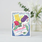 Visit Holland Vintage旅行はがき ポストカード (スタンド正面)